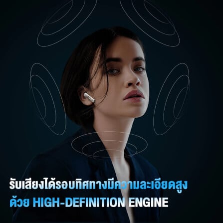 หูฟังเกมมิ่งไร้สาย ONIKUMA T1 TWS BLUETOOTH GAMING EARPHONES - สีดำ_4